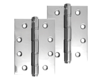 Frelan Hardware 4 Inch Stainless Steel Single Washered Hinges, Satin Stainless Steel - J9505SSS (sold in pairs)